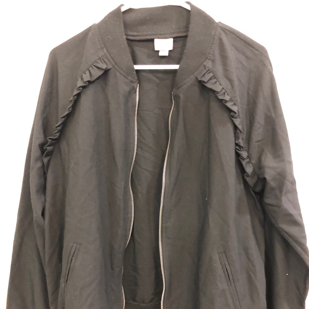 Brand new black zip jacket
